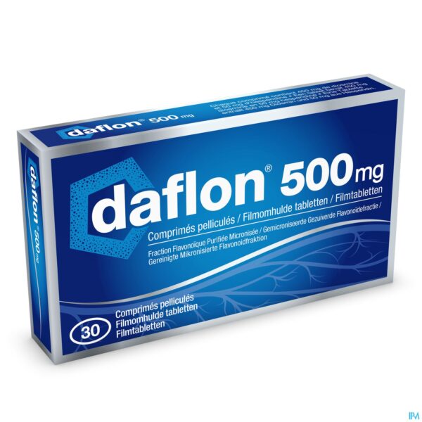 Packshot Daflon 500 Comp 30 X 500mg Packshot Daflon 500 Comp 30 X 500mg