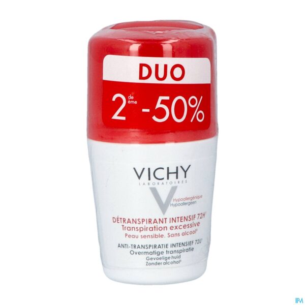 Packshot Vichy Deo Transp. Exc Stress Resist Rol Duo 2x50ml