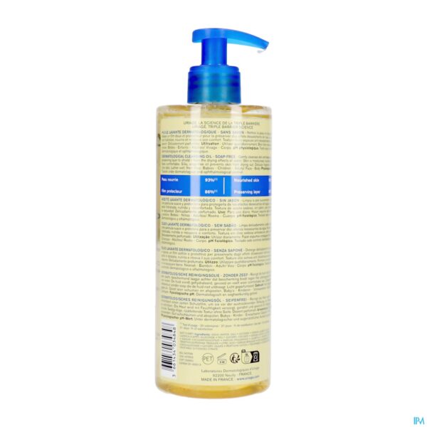 Packshot Uriage Dermo-phy Dermatolog. Reinigingsolie 500ml