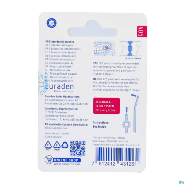 Packshot Curaprox Cps 405 Perio Cherry Pink Refill 4