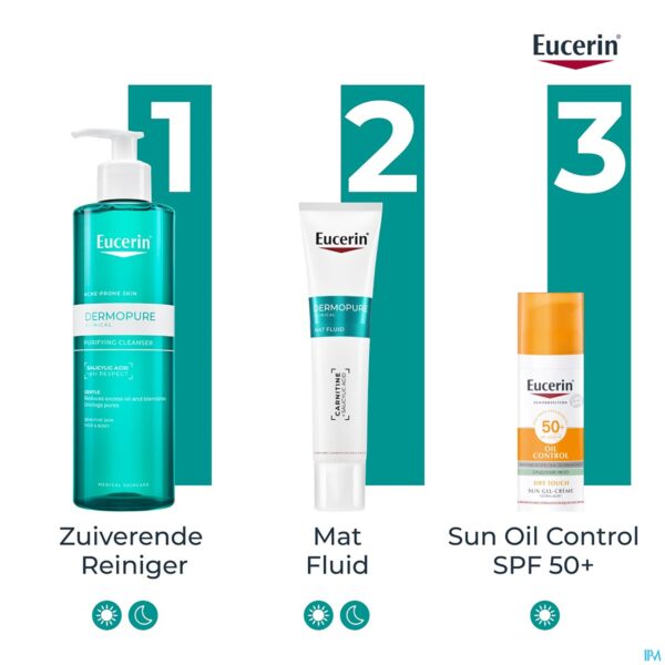 Lifestyle_image Eucerin Dermopure Clinic.matterende Fluide 40ml
