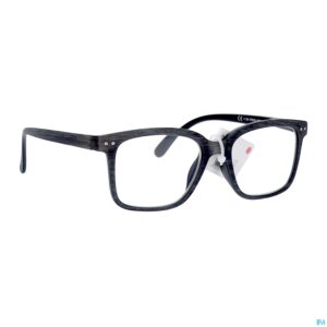 Productshot Pharmaglasses Prato Dark Wood +1,00
