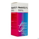 Packshot Hextril 0,1% Mondspoeling 400ml Packshot Hextril 0,1% Mondspoeling 400ml