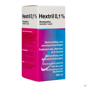 Packshot Hextril 0,1% Mondspoeling 200ml