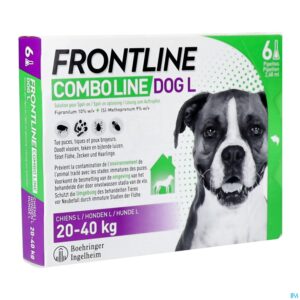 Packshot Frontline Combo Line Dog l 20-40kg 6x2,68ml
