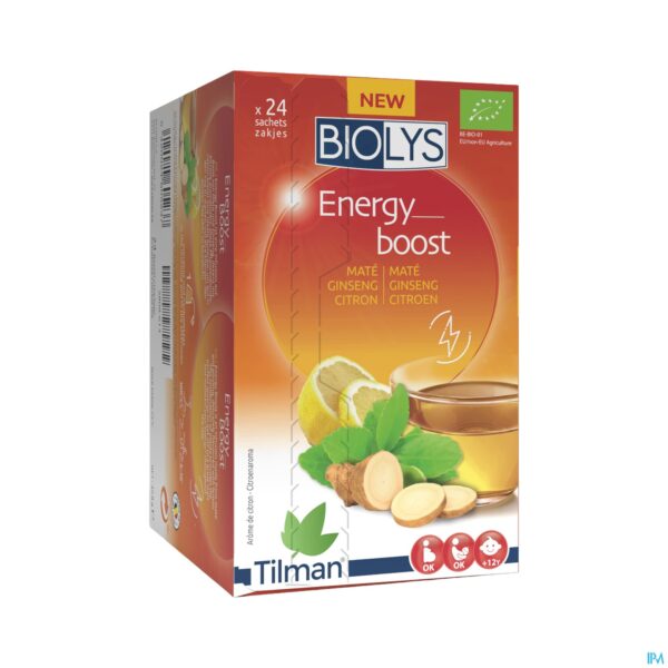 Packshot BIOLYS MATE-GINSENG 24 zakjes