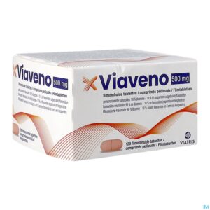 Packshot Viaveno 500mg Filmomh Tabl 120
