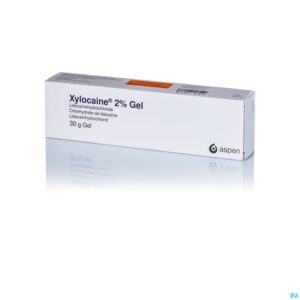 Packshot Xylocaine 2% Gel Tube 1 X 30ml