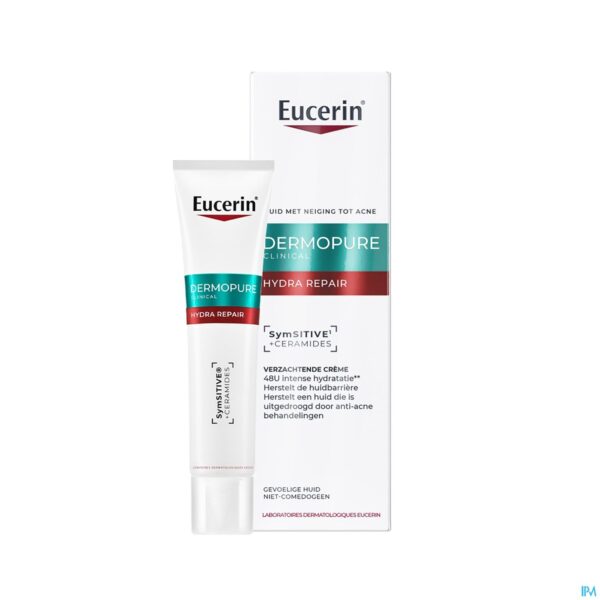 Productshot Eucerin Dermopure Clinic.hydra Rep.verzacht.cr40ml Productshot Eucerin Dermopure Clinic.hydra Rep.verzacht.cr40ml