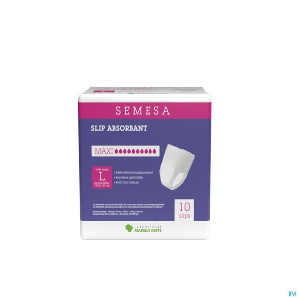 Packshot Marque V Semesa Absorberende Slips Maxi l 10