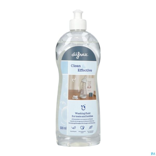 Packshot Difrax Afwasmiddel Spenen&flessen 500ml Packshot Difrax Afwasmiddel Spenen&flessen 500ml