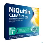Packshot Niquitin Clear Patches 21 X 21mg