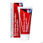 Productshot Diclofenac 180g Sandoz 20mg/g Gel