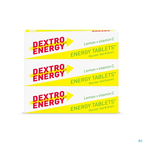 Packshot Dextro Energy 3-pack Stick Citroen 3x47g
