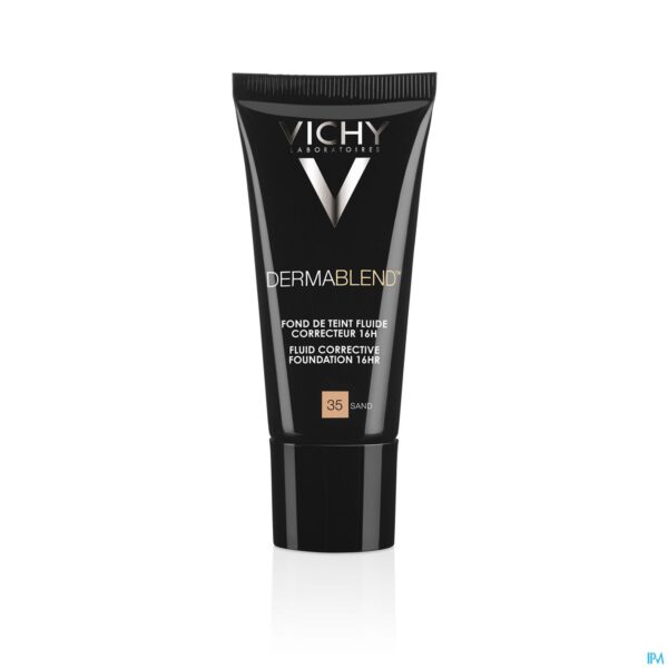 Productshot Vichy Fdt Dermablend Fluide 35 Sand 30ml