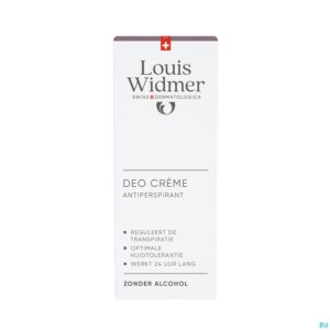 Packshot Widmer Deo Crème Antiperspirant 40ml