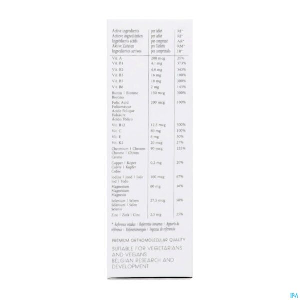 Packshot RAINPHARMA MULTIVITAMIN 30 TABL
