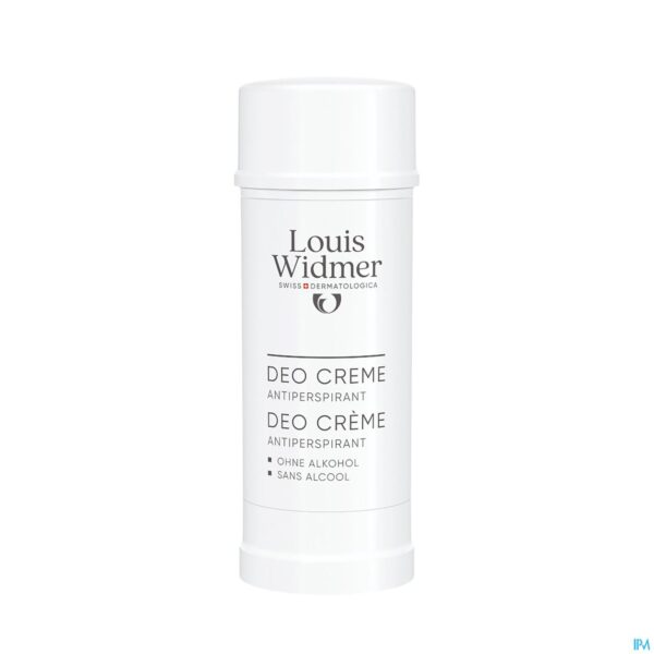Productshot Widmer Deo Crème Antiperspirant 40ml
