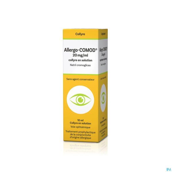 Packshot Allergo Comod 2% Collyre 10 Ml Packshot Allergo Comod 2% Collyre 10 Ml