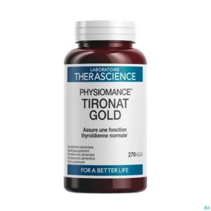 Packshot Tironat Gold Tabl 270 Physiomance Phy468