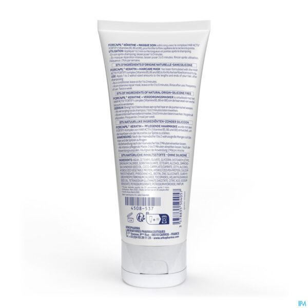Packshot Forcapil Masker Keratine Tube 200ml