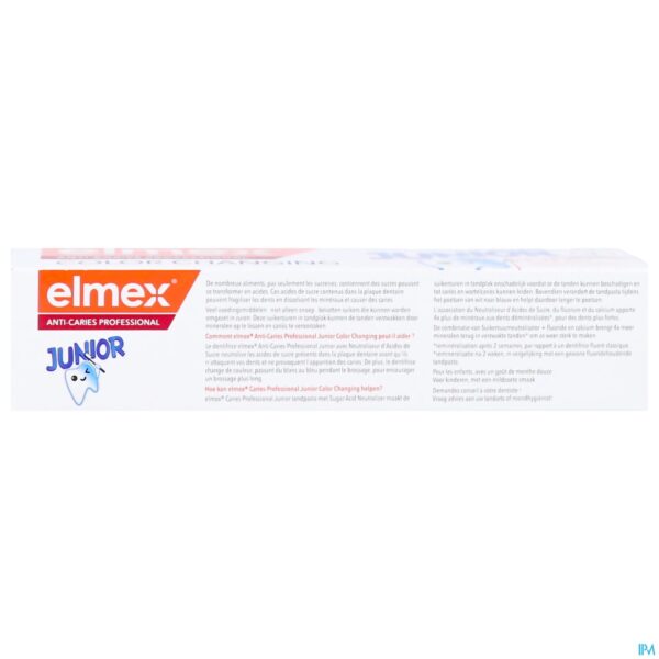 Packshot Elmex Tandpasta Color Changing 75ml