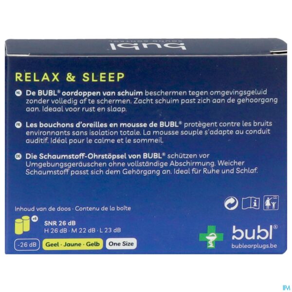 Packshot Bubl Schuimcylindrique One Size Paar 6