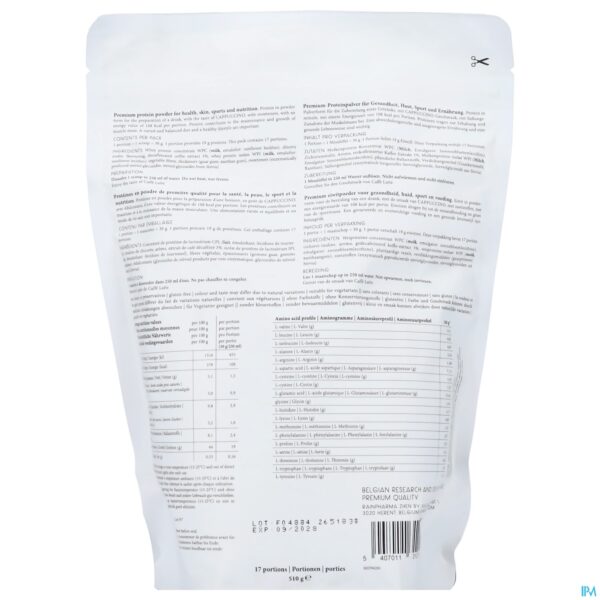 Packshot RAINPHARMA CAFFÈ LATTE 510 G