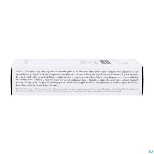 Packshot RAINPHARMA BRILLANT TOOTHPASTE Packshot RAINPHARMA BRILLANT TOOTHPASTE