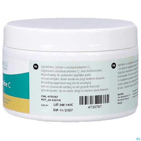 Packshot Benfida Vitamine C Pot 200g