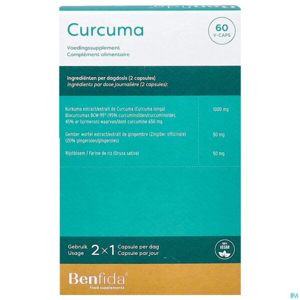 Packshot Benfida Curcuma Caps 60