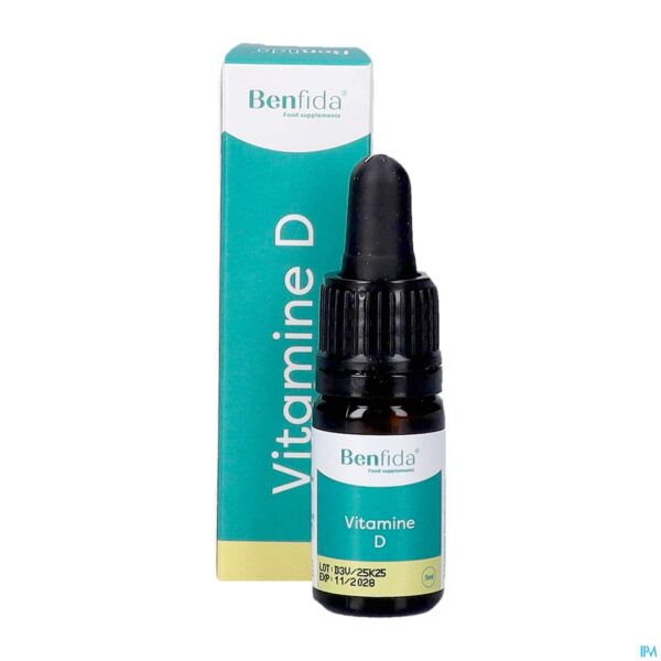 Productshot Benfida Vitamine D3 Bottle 5ml