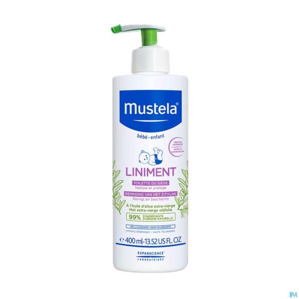 Packshot Mustela Bb Liniment Pompe 400ml