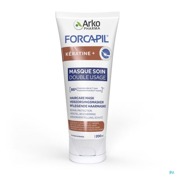 Packshot Forcapil Masker Keratine Tube 200ml