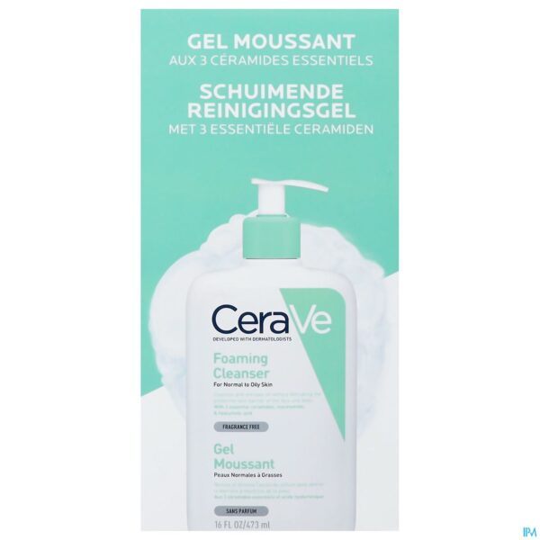 Packshot Cerave Foaming Cleanser Duo 2x473ml