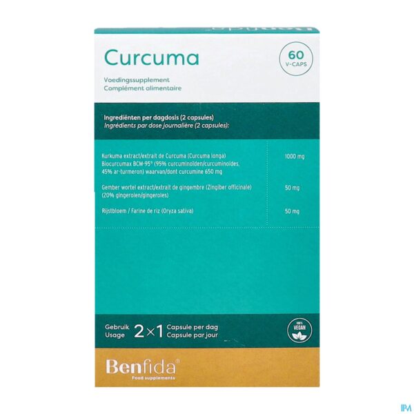 Packshot Benfida Curcuma Caps 60