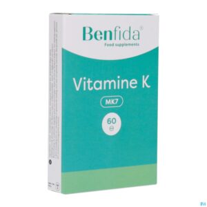 Packshot Benfida Vitamine K2 Comp 60