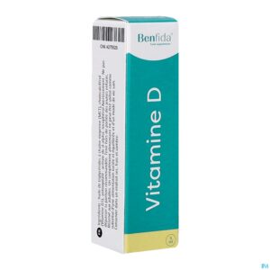Packshot Benfida Vitamine D3 Bottle 5ml