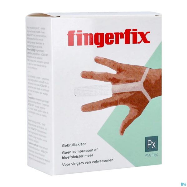Packshot Pharmex Vingerverband Steriel Fingerfix 2