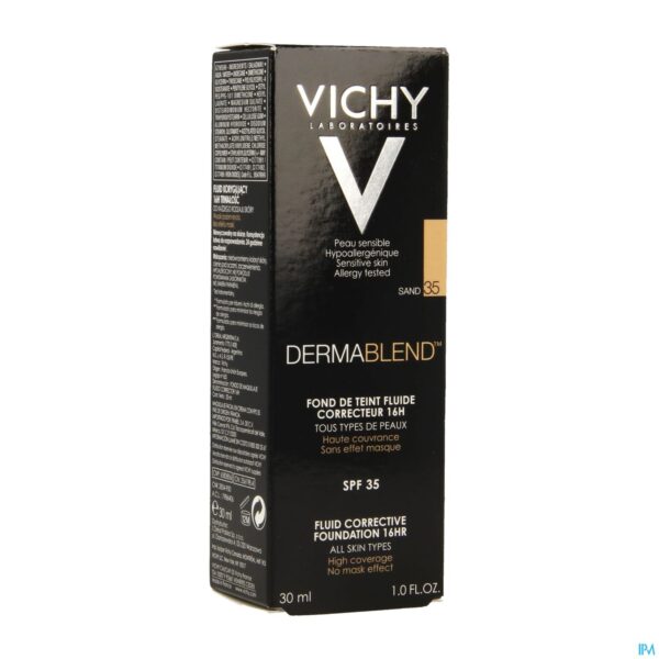 Packshot Vichy Fdt Dermablend Fluide 35 Sand 30ml