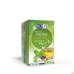 Productshot Biolys Groene Thee Munt Zakje 24