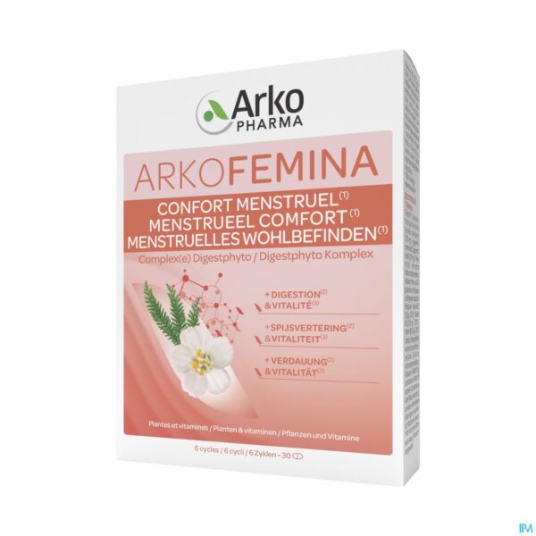 Packshot Arkofemina Menstrueel Comfort Tabl 30
