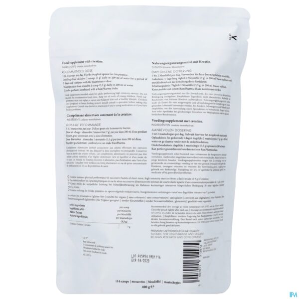 Packshot Rainpharma Creatine 400g