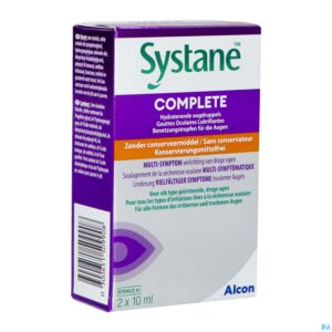 Packshot Systane Complete Oogdrup. Z/conserv. Twinpk 2x10ml