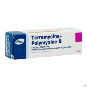 Packshot Terramycine Ung Opht 3,5g