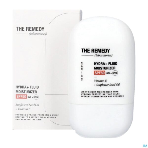 Productshot The Remedy Lab Hydra+ Fluid Moisturizer Spf50 45ml