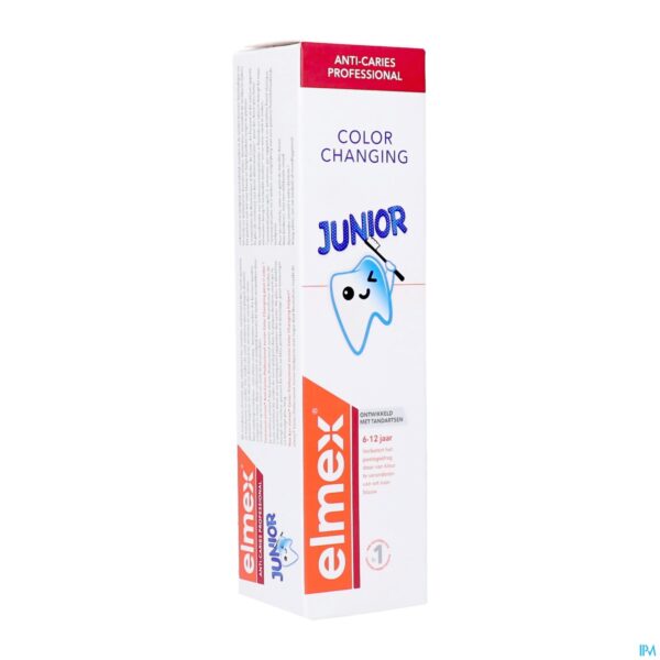 Packshot Elmex Tandpasta Color Changing 75ml