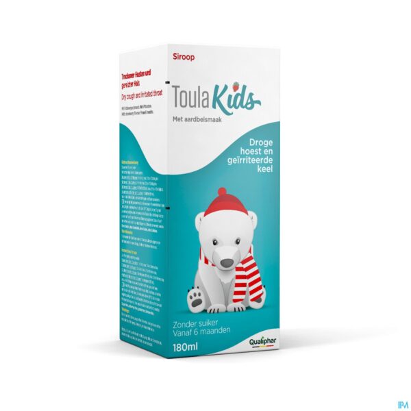 Packshot Toulakids 180 ml siroop Packshot Toulakids 180 ml siroop