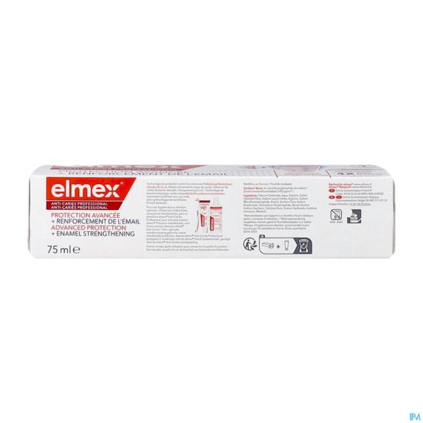 Packshot Elmex A/caries Profess. Adv. Prot. Enamel Str.75ml