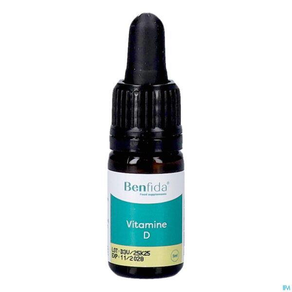 Productshot Benfida Vitamine D3 Bottle 5ml
